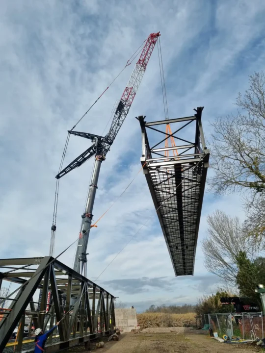Costruzione Passerella Ciclopedonale Sul Fiume Arno 22