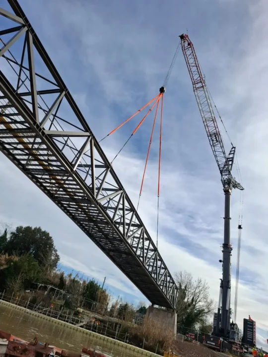 Costruzione Passerella Ciclopedonale Sul Fiume Arno 23
