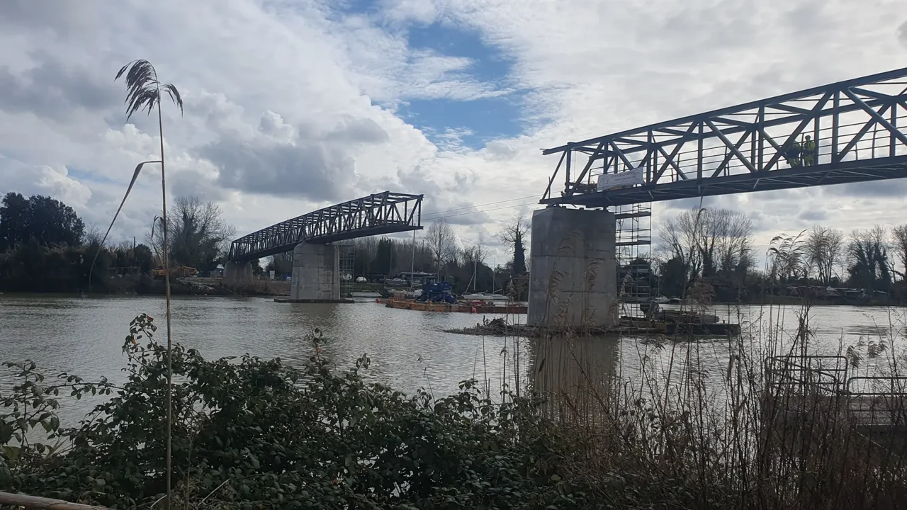 Costruzione Passerella Ciclopedonale Sul Fiume Arno 29