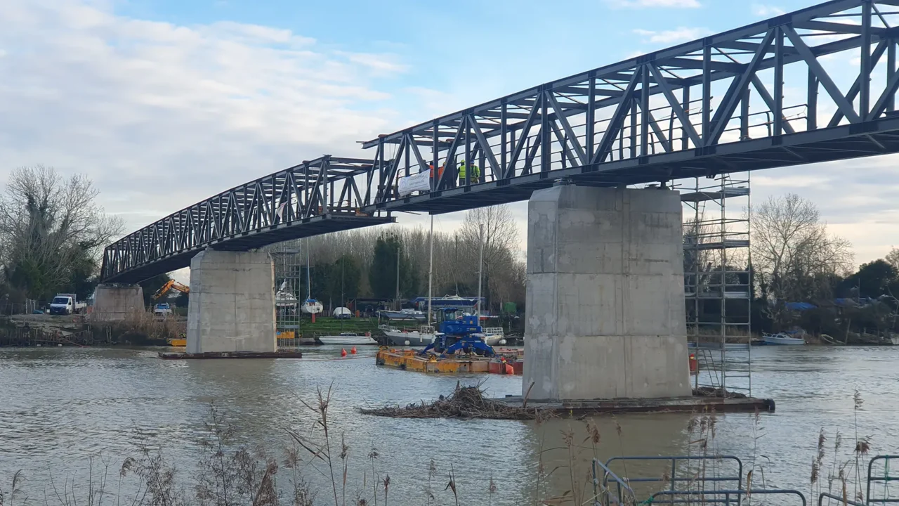 Costruzione Passerella Ciclopedonale Sul Fiume Arno 30