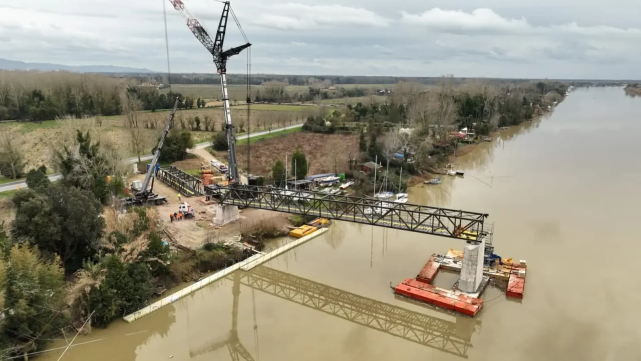 Costruzione Passerella Ciclopedonale Sul Fiume Arno 36