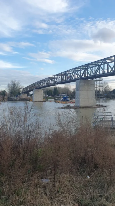 Costruzione Passerella Ciclopedonale Sul Fiume Arno 39